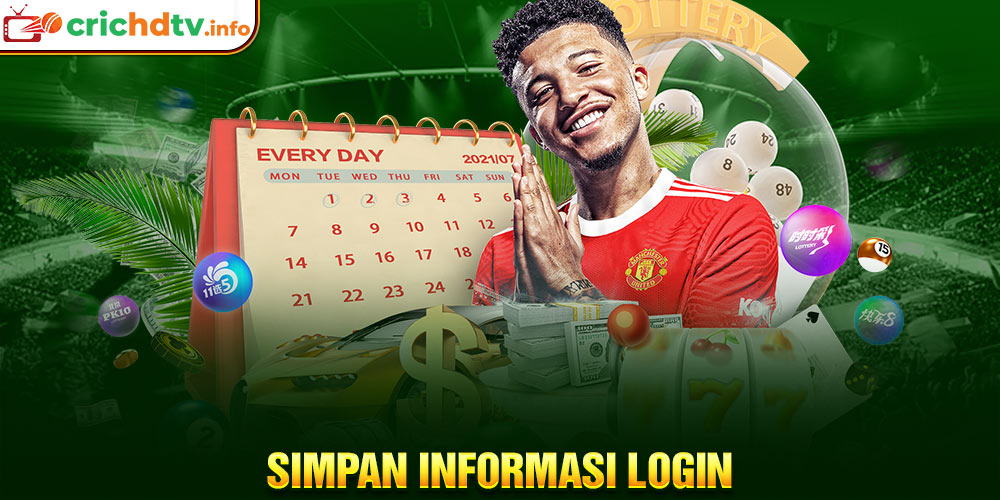 SImpan Informasi Login